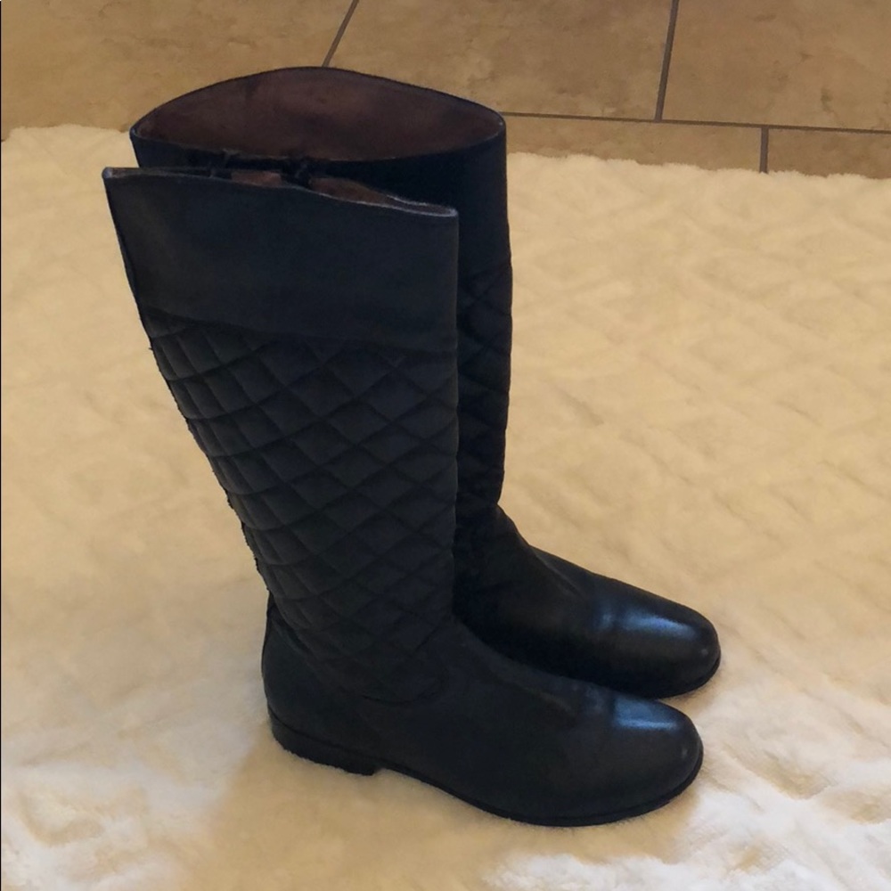 Corso Como Quilted Riding Boots - Picture 3 of 4